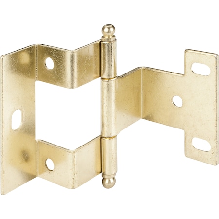 Hardware Resources Polished Brass Medium Duty 3-Knuckle 2-1/2"x2" 270 Degree Hinge 9925PB